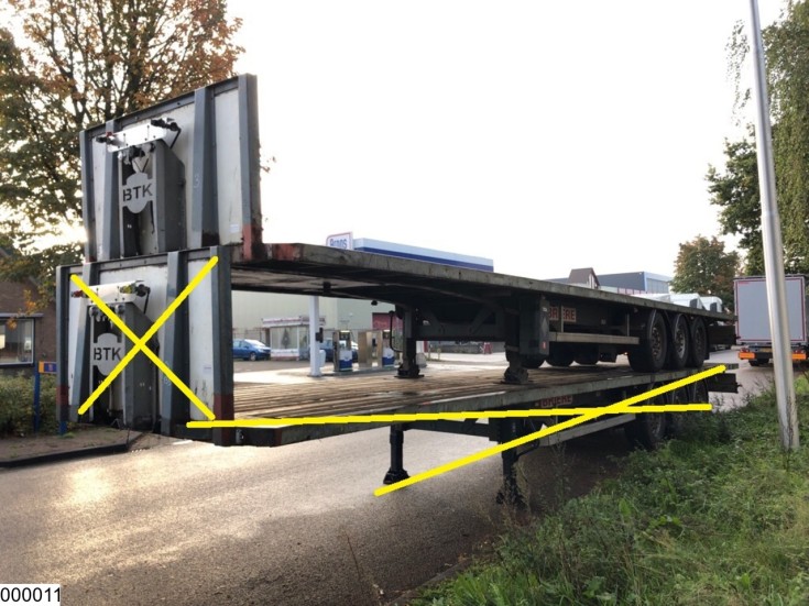 Robuste open laadbak