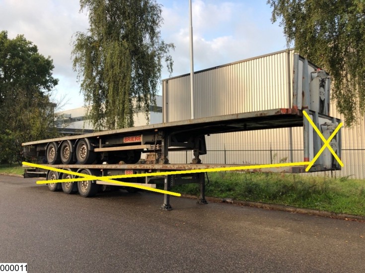 Robuste open laadbak