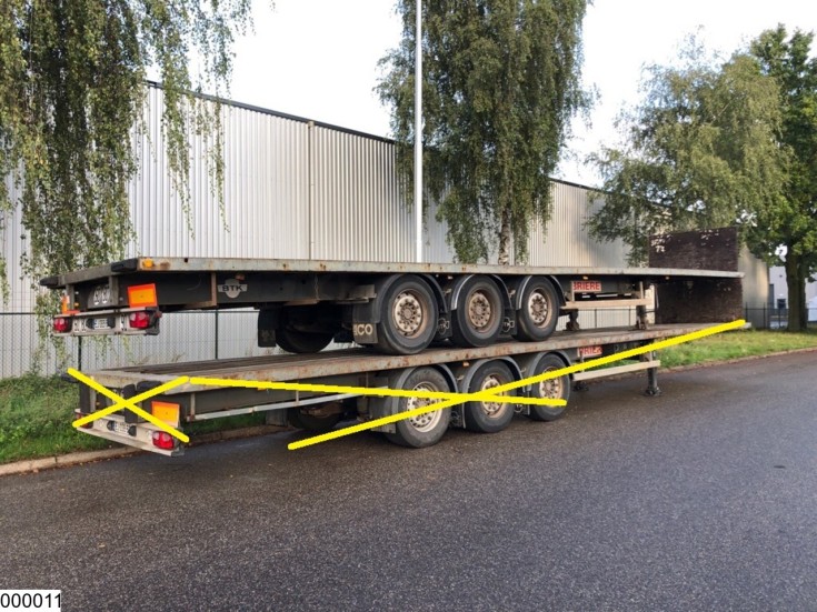 Robuste open laadbak